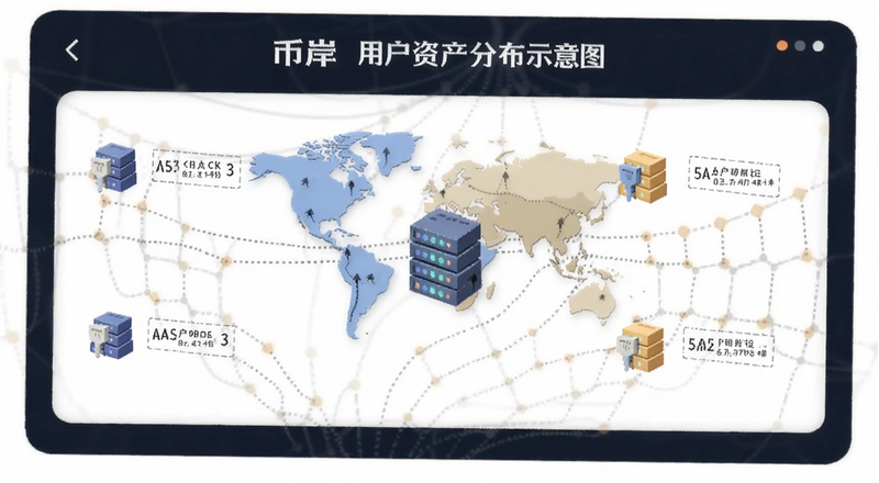 币岸用户资产分布示意图预览图