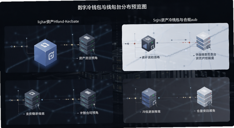 数字资产冷钱包与合规平台资产分布预览图
