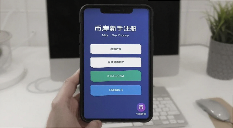 币岸新手注册界面操作截图预览图