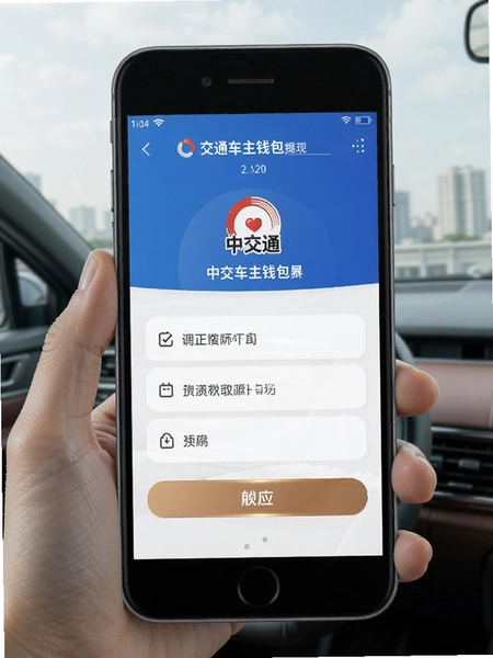 中交车主钱包提现页面预览图