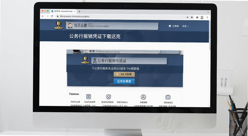 公务行报销凭证下载页面预览图