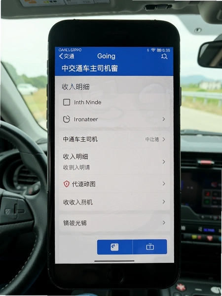 中交车主司机端收入明细页面