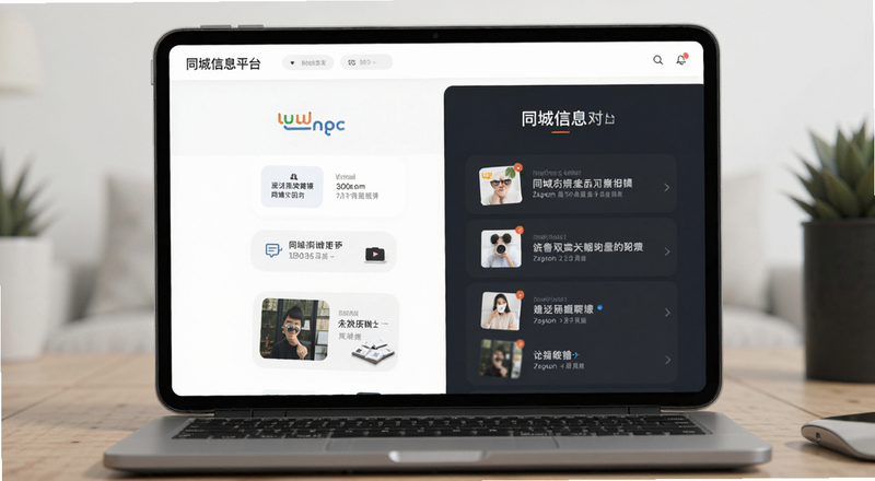 同城信息平台对比界面预览图