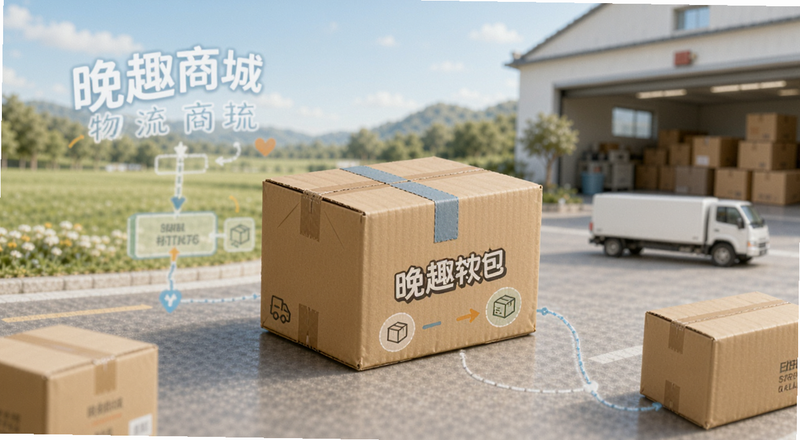 晚趣商城物流包裹图