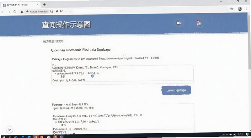 官方通报页面查询操作示意图