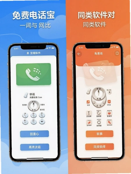 ��ѵ绰�� ��ͬ�������ԱȽ���