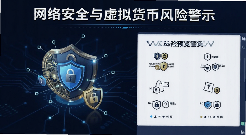 网络安全与虚拟货币风险警示图|虚拟货币风险警示预览图