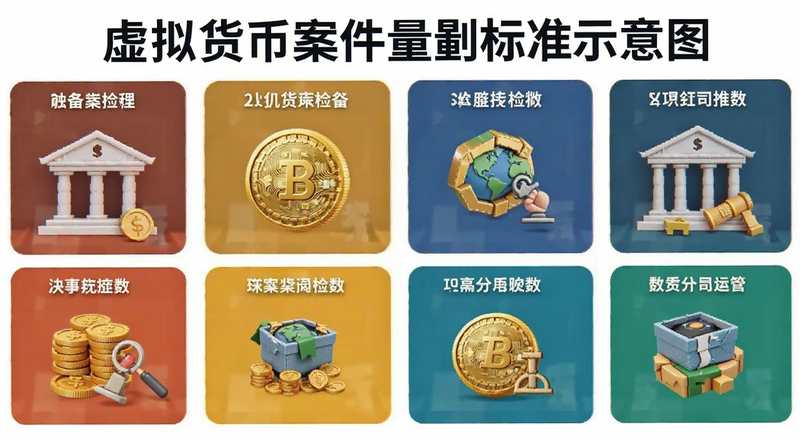 虚拟货币案件量刑标准示意图