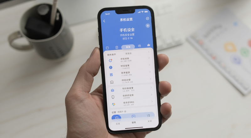 手机安全设置界面预览图