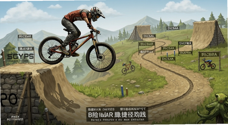 自行车跑酷冒险隐藏捷径路线预览图