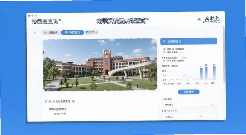 南职云校园成绩查询界面预览图