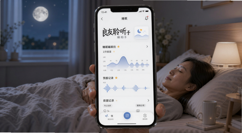良友聆听睡眠助手睡眠数据记录预览图