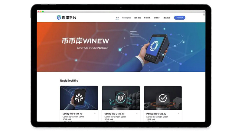 币岸平台首页界面预览图