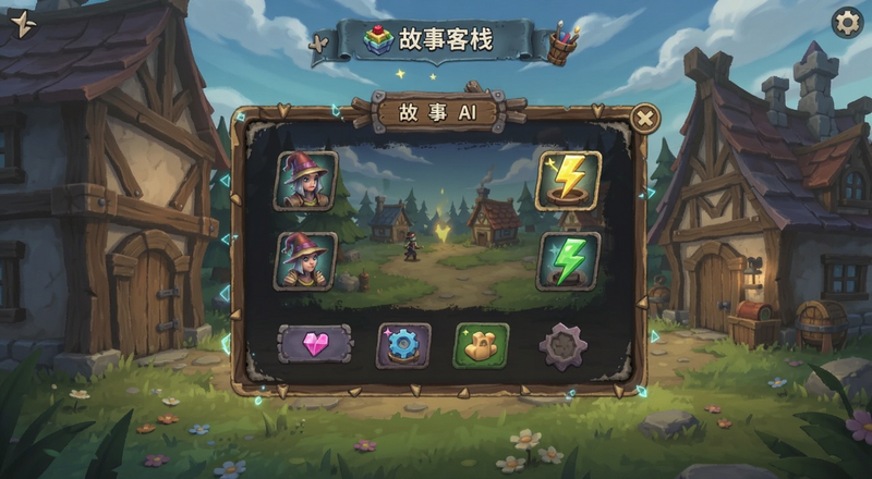 故事客栈ai游戏内能量界面预览图