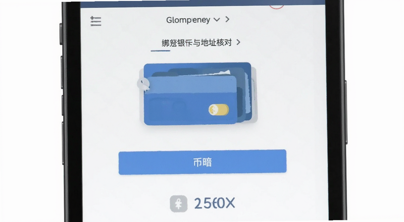 币暗提现绑定银行卡与地址核对界面预览图