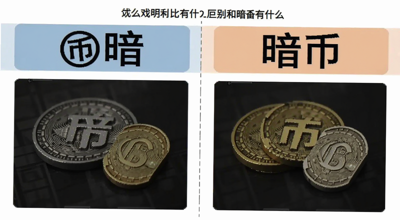 币暗和暗币有什么区别 对比说明 预览图