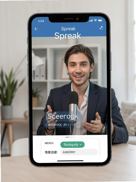 Spreak英语面试口语提升 情景创建界面