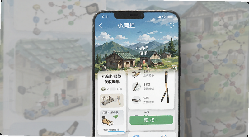 小扁担驿站代收助手App首页界面预览图