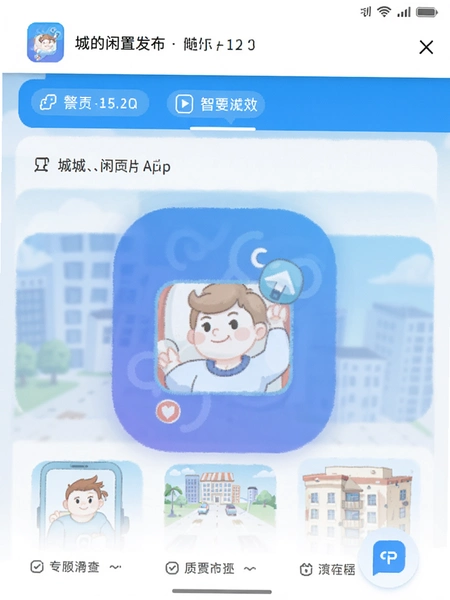 我城App闲置发布页面预览图