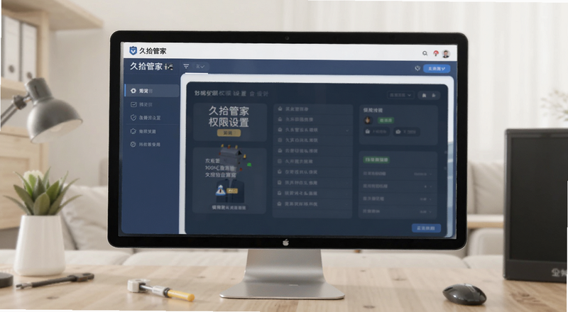 久拾管家权限设置界面预览图