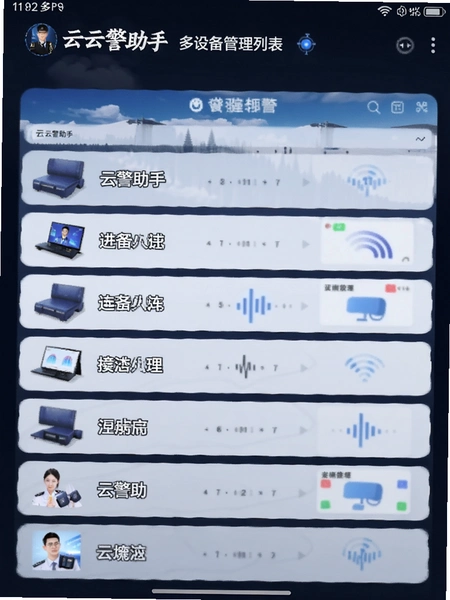 �ƾ����ֶ��豸�����б�Ԥ��ͼ