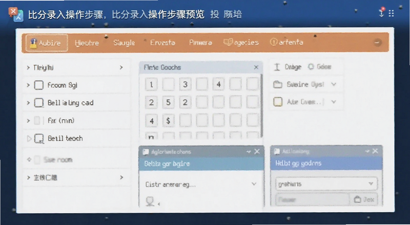 比分录入操作步骤预览图