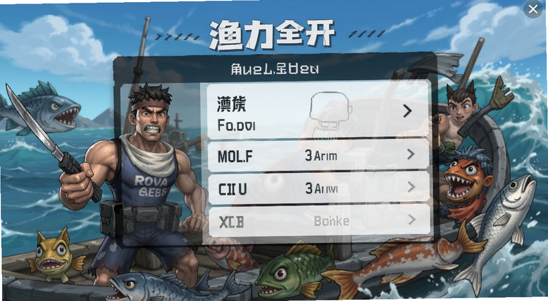 渔力全开角色属性面板预览图