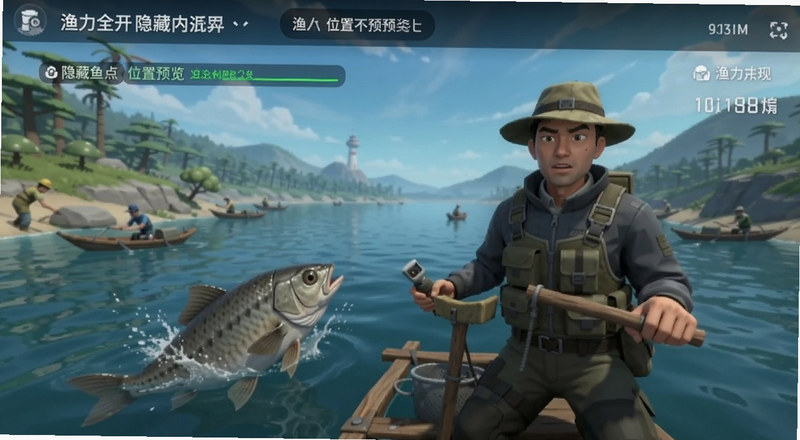 渔力全开隐藏鱼点位置预览图
