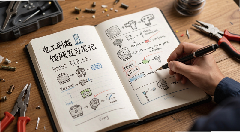 电工刷题错题复习笔记图