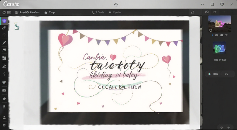 Canva�༭���Ӻؿ����ֺ�ͼƬԤ��ͼ