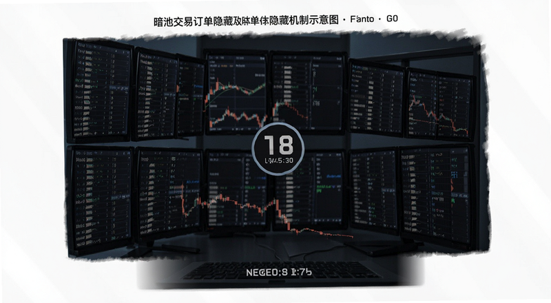 暗池交易订单隐藏机制示意图预览图