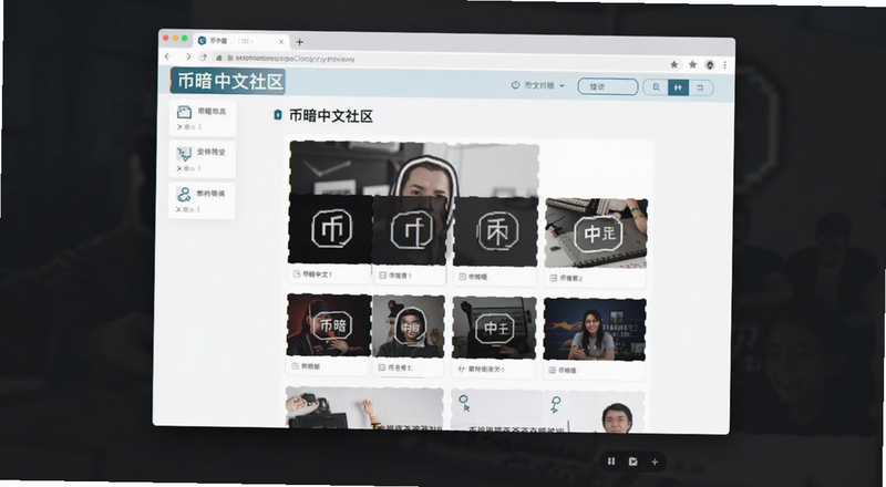 币暗中文社区讨论界面预览图