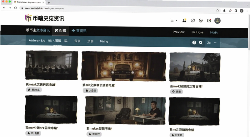 币暗中文资讯页面截图预览图