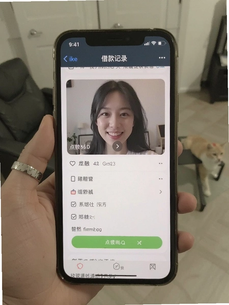 点赞融 借款记录 截图