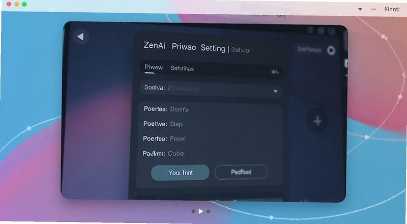 ZenAi隐私设置界面预览图