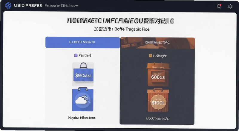 加密货币暗池交易平台费率对比界面预览图