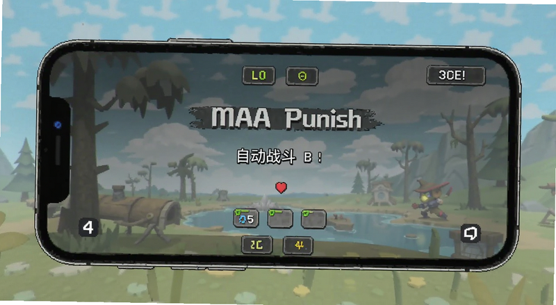 �ֻ���MAA Punish�Զ�ս���������н�ͼ