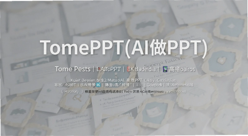 AI��PPT��ôѡģ�����Ч TomePPTһ�����ɿ�����