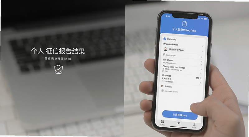 手机查询个人征信报告结果展示预览图