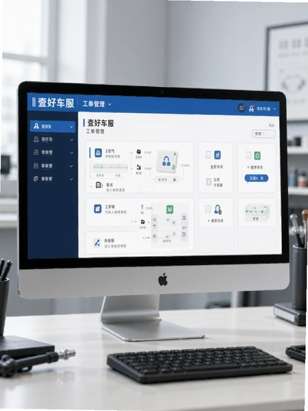 壹好车服工单管理界面预览图
