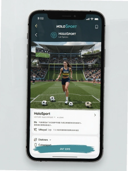 HoloSport社区互动界面预览图