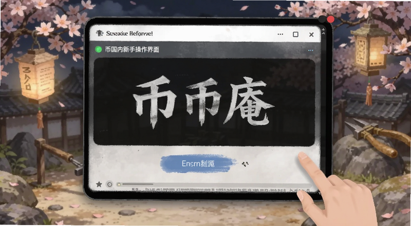 币庵国内新手操作界面预览图