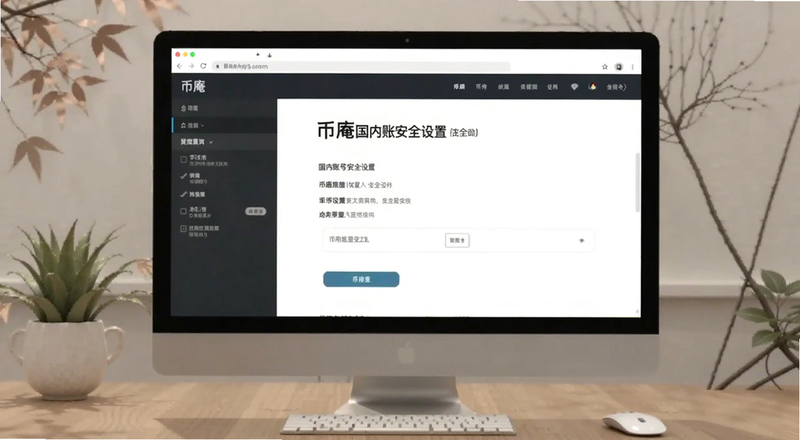 币庵国内账号安全设置页面预览图