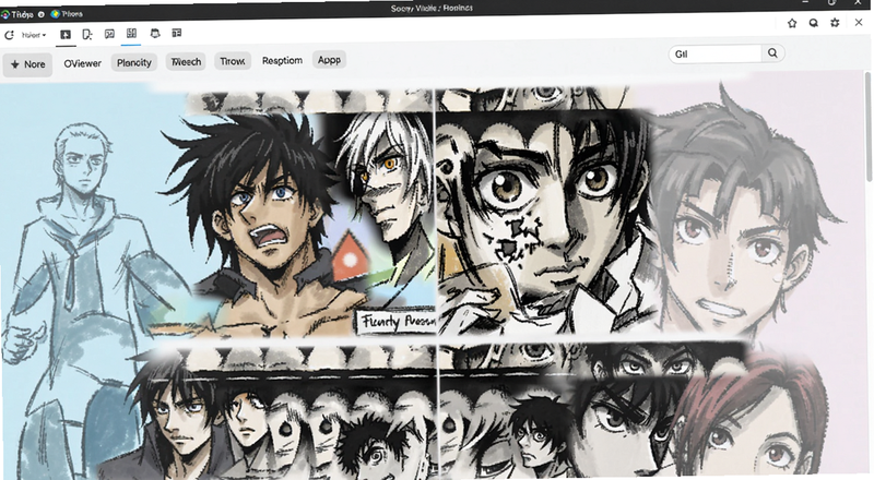 OViewer开源漫画阅读器格式支持测试预览图
