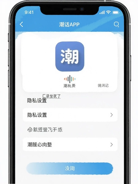 ����APP��˽����ҳ��ʾ��ͼ