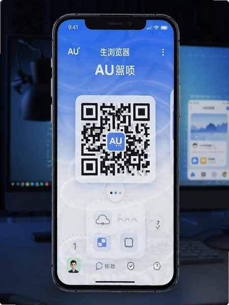AU�������ά�����ɹ�����ʾ