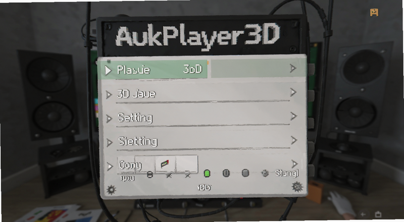 AukPlayer3D������3D���ò˵�Ԥ��ͼ