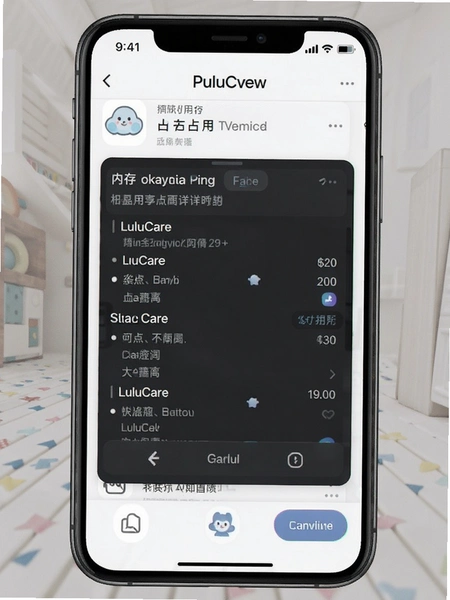 LuluCare Ӧ���ڴ�ռ������ҳԤ��ͼ