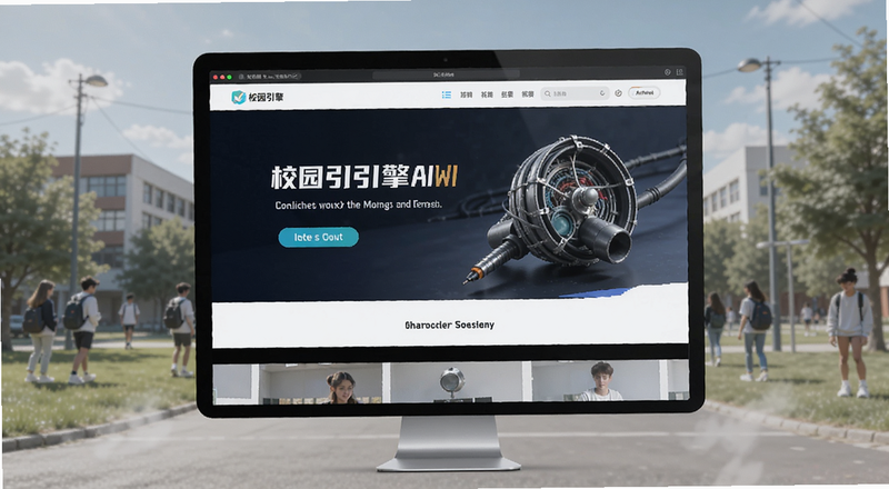 校园引擎AIWI首页界面预览图