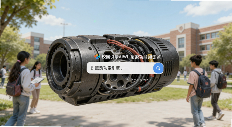 校园引擎AIWI搜索功能操作预览图